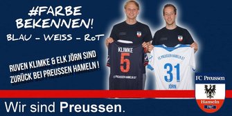 Rouven Klimke und Elk Jörn zu Preussen