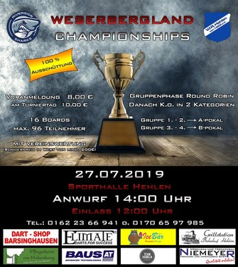 Weserbergland Championships 2019 Riverside Sharks Hehlen