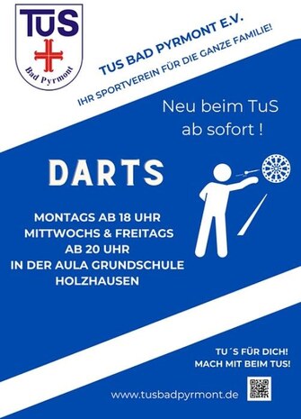 TuS Bad Pyrmont Darts Plakat