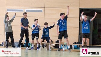 VfL Hameln B Jugend Handball Oberliga Jubel