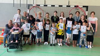 Heinrich Kielhorn Schule JSG Weserbergland Handball Prokektwoche Powerkids 2 Klasse