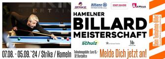 Hamelner Billardmeisterschaft Flyer