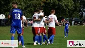 FC Bad Pyrmont Hagen Fussball Bezirkspokal Derby Torjubel