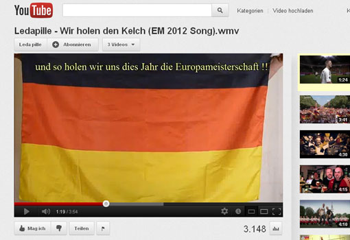 Wir holen den Kelch EM-Song Jens Buchholz Matthias Frensel Sat 1 AWesA