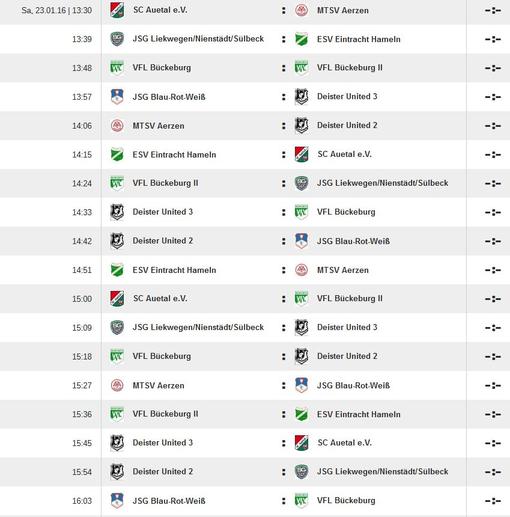 Spielpan HKM C-Juniorinnen 2016