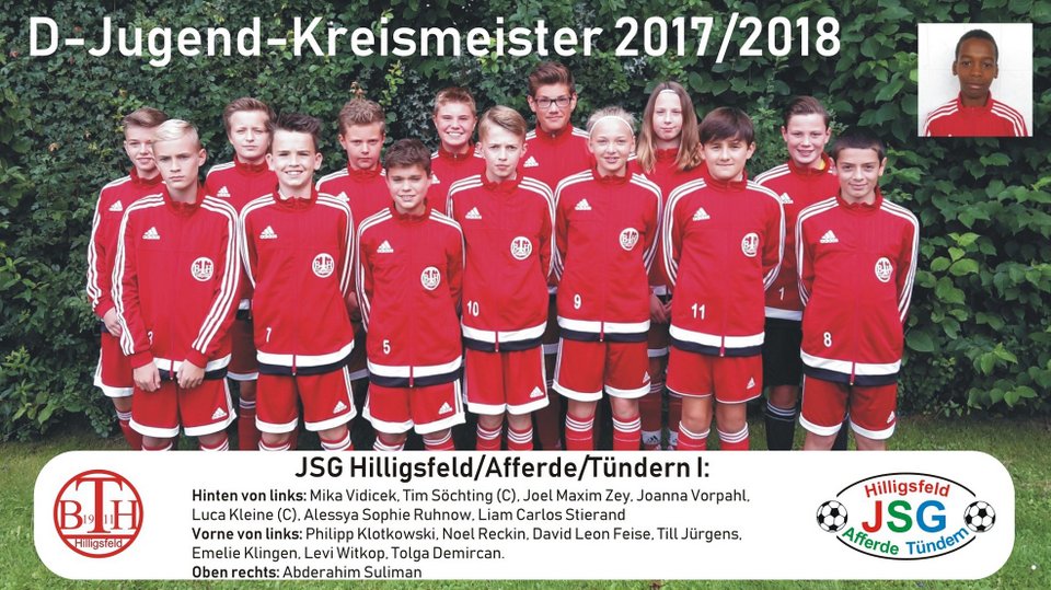 JSG Hilligsfeld Afferde Tuendern D-Junioren Fussball Jugend AWesA