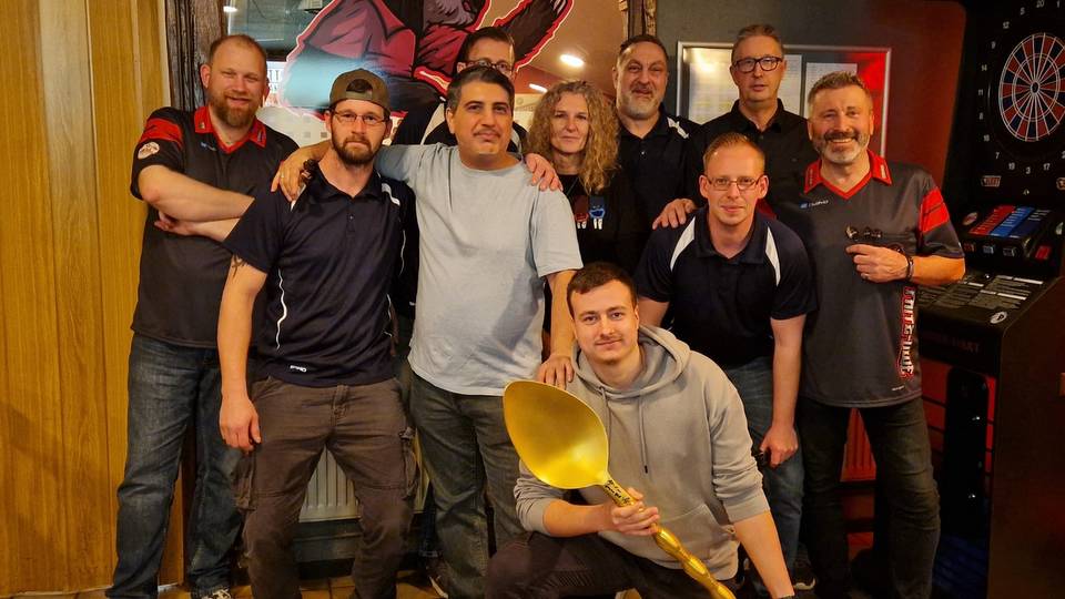 Sloowhands Nicht zu null E-Darts Teamfoto