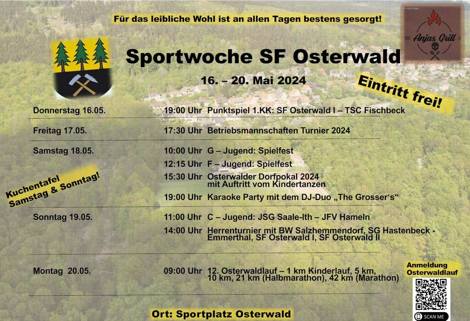Sportwoche SF Osterwald 2024 Plakat