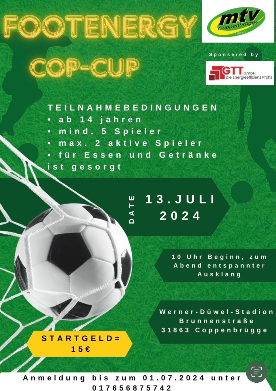 Foot Energy Cop Cup MTV Coppenbruegge 