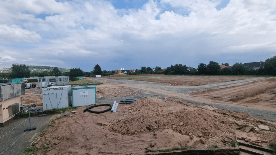 Projekt Emmerspitze Kunstrasen Emmerthal Baustelle 1 AWesA