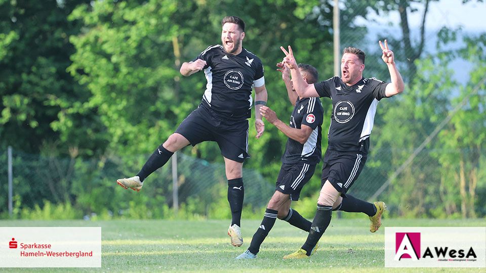 Egcon Musliji SV Azadi Hameln Fussball Kreispokal Torjubel