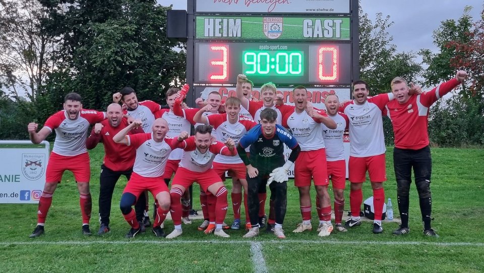 VfB Hemeringen Fussball Kreisklasse Siegerfoto