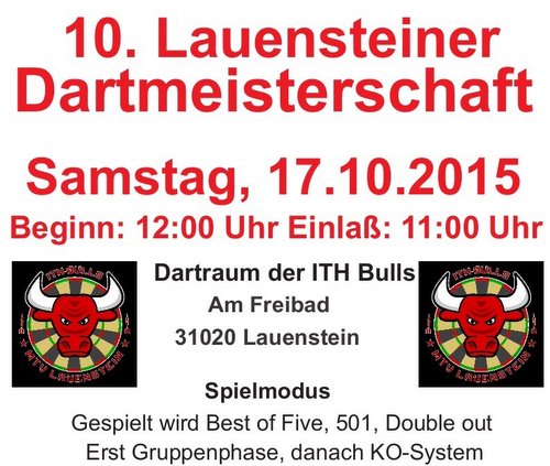 ITH Bulls Lauenstein Dart Turnier 2015 AWesA