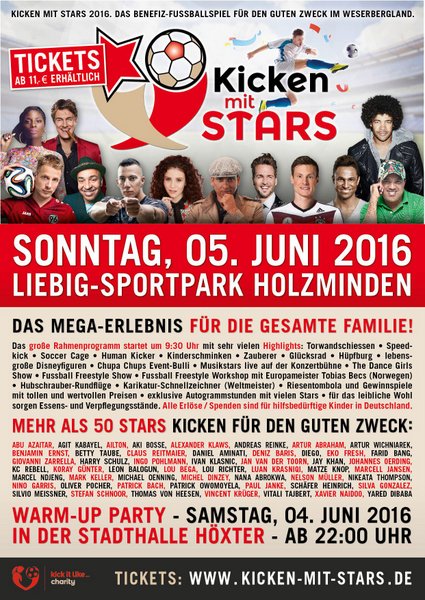 Kicken mit Stars Plakat 2