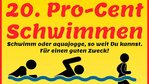 Pro Cent Schwimmen Plakat 2024